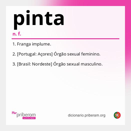 Significado de pinta